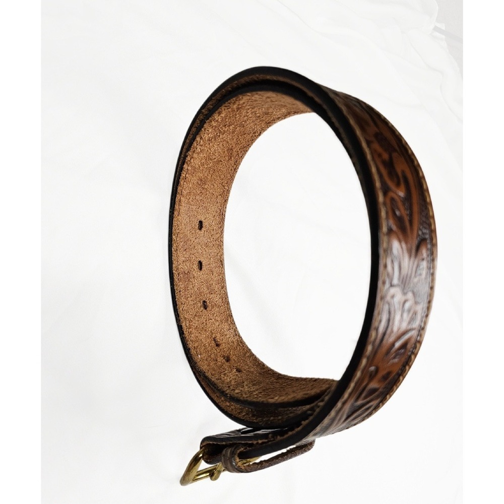 Full Grain COWHIDE 36" MEN'S Belt MADE IN USA Reads 36/90 Back. THICK HIDE